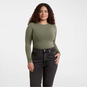 NUUDS Long Sleeved Crewneck Bodysuit